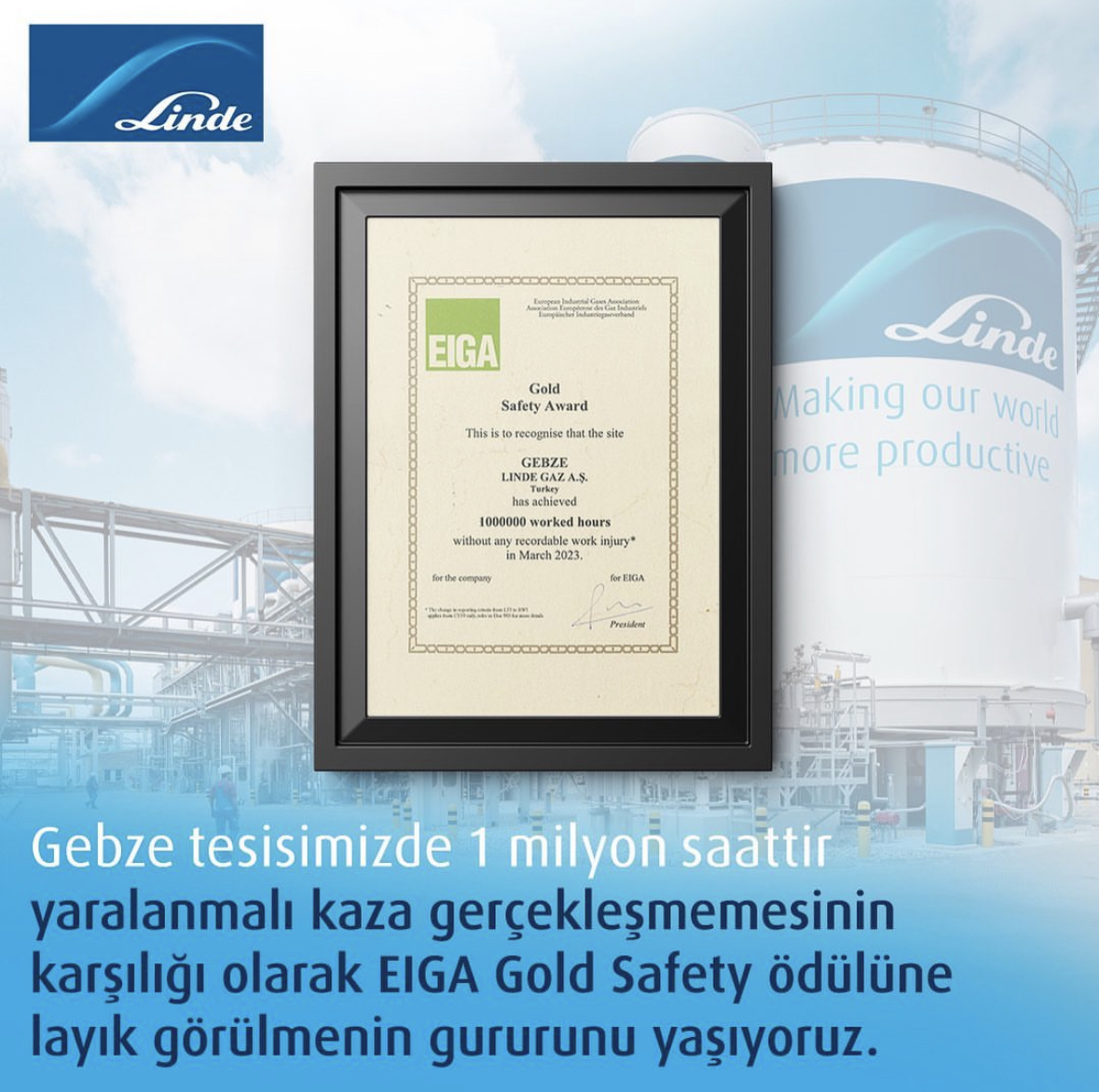 Linde Gaz EIGA Gold Safety