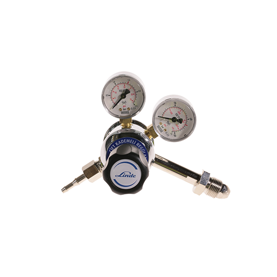 Regülatör Azot-Argon-Helyum Çift Kademeli Özel Gaz Regülatörü Linde (0-10 bar)