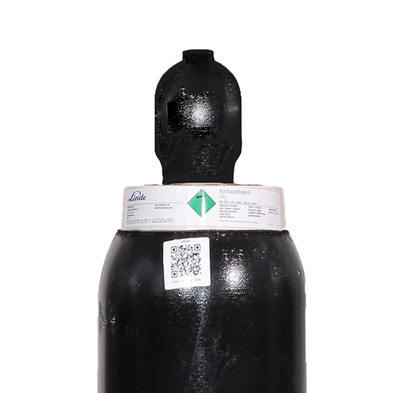 Karbondioksit Gazı  Karbondioksit Gazı 35 kg - Dip Çubuklu Tüp (50 Litre)