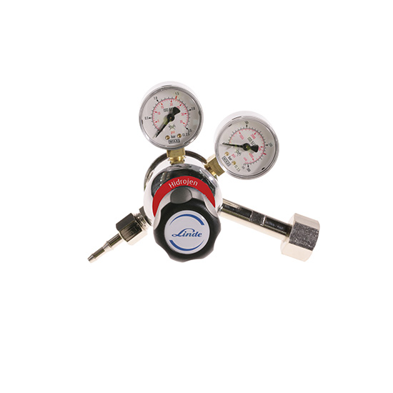 Regülatör Hidrojen Çift Kademeli Özel Gaz Regülatörü Linde (0-1,5 bar)